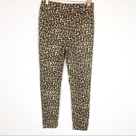 NEW. FREE PEOPLE LEOPARD PRINTS SKINNY PANTS 25 - Picture 5 of 6